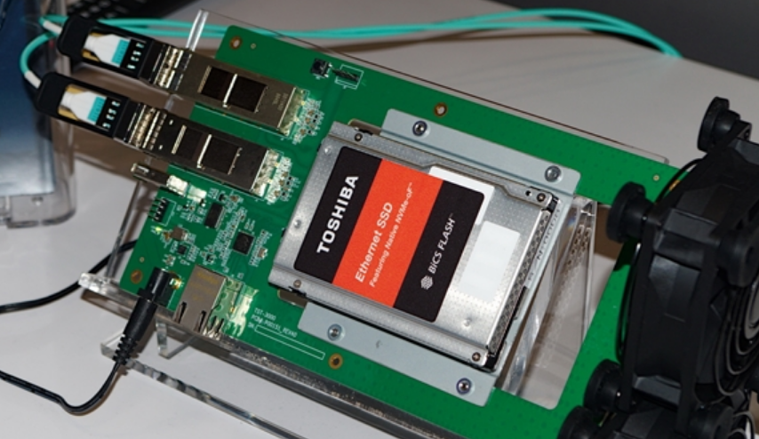 固態(tài)硬盤能上網(wǎng)？Marvell、東芝展示以太網(wǎng)SSD