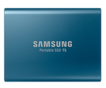三星（SAMSUNG）T5 USB 3.1 Gen 2 移動固態(tài)硬盤 珊瑚藍(lán)